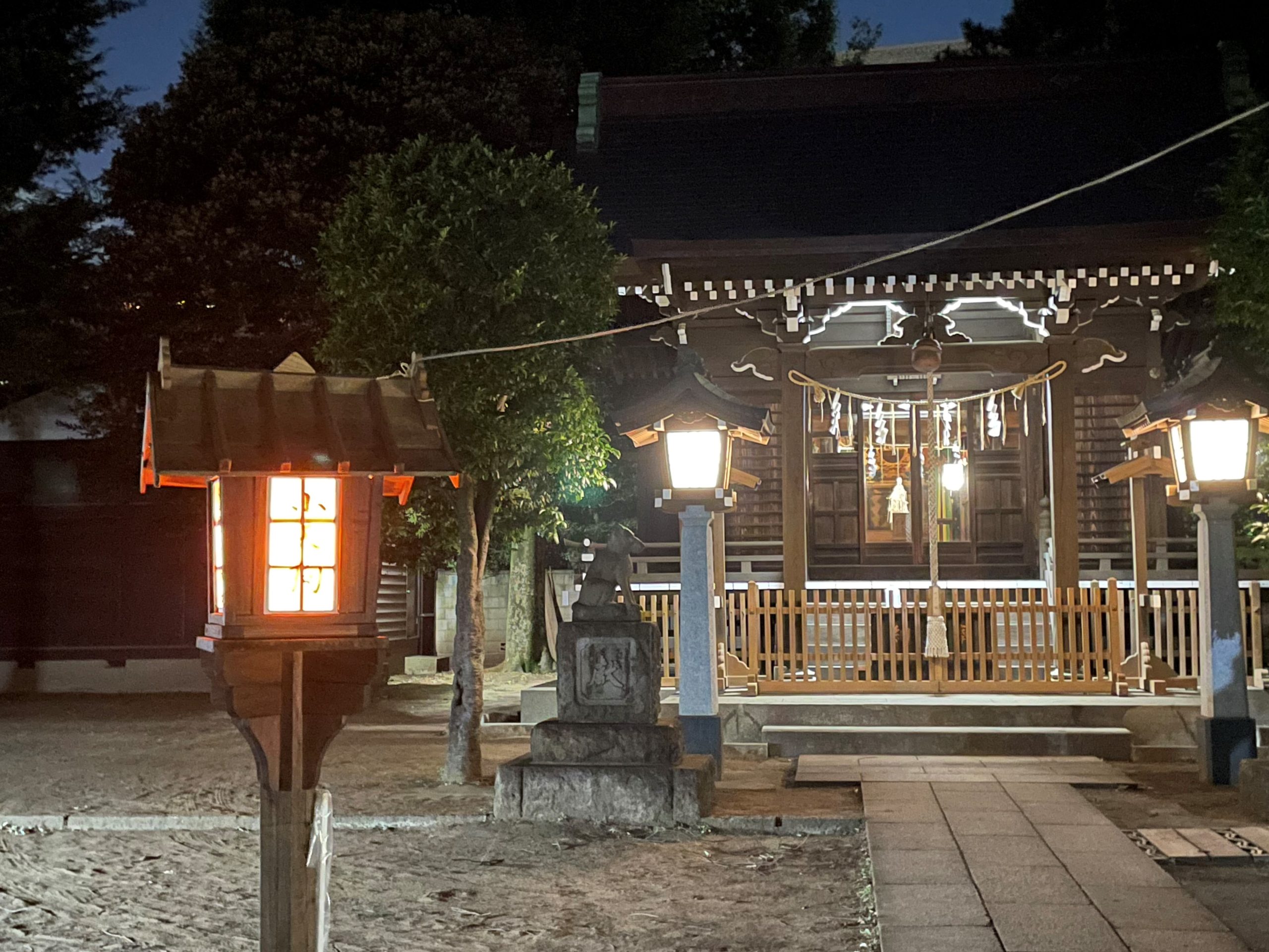 砧村散歩～盛夏！三峯神社の灯籠立て – 砧町町会